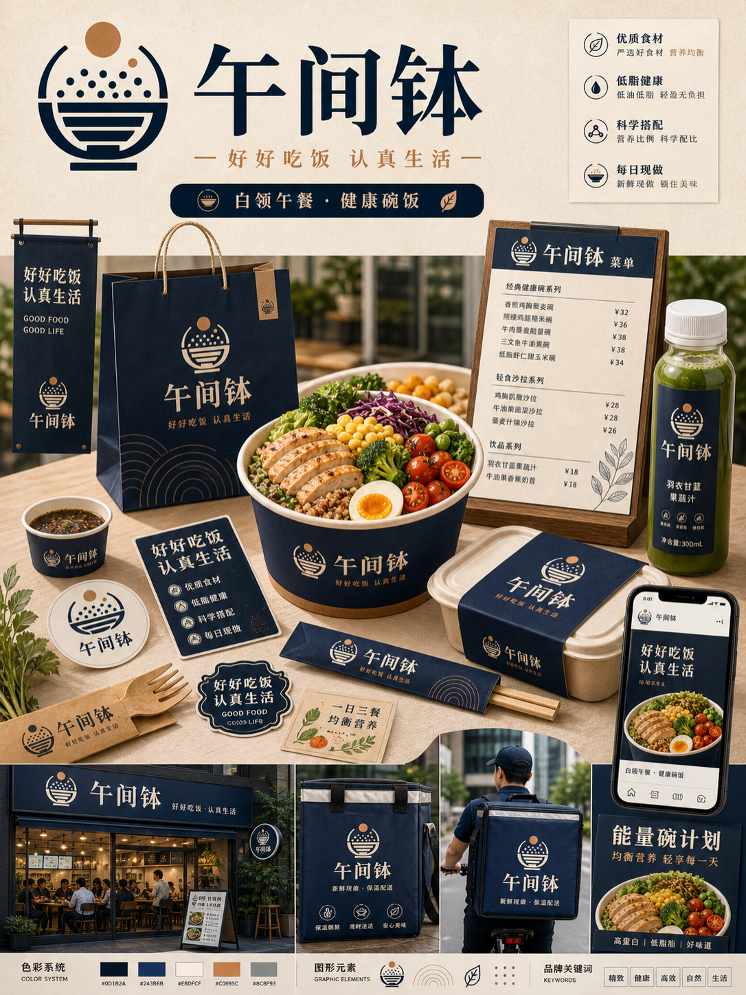 午间钵都市精品风小红书品牌封面